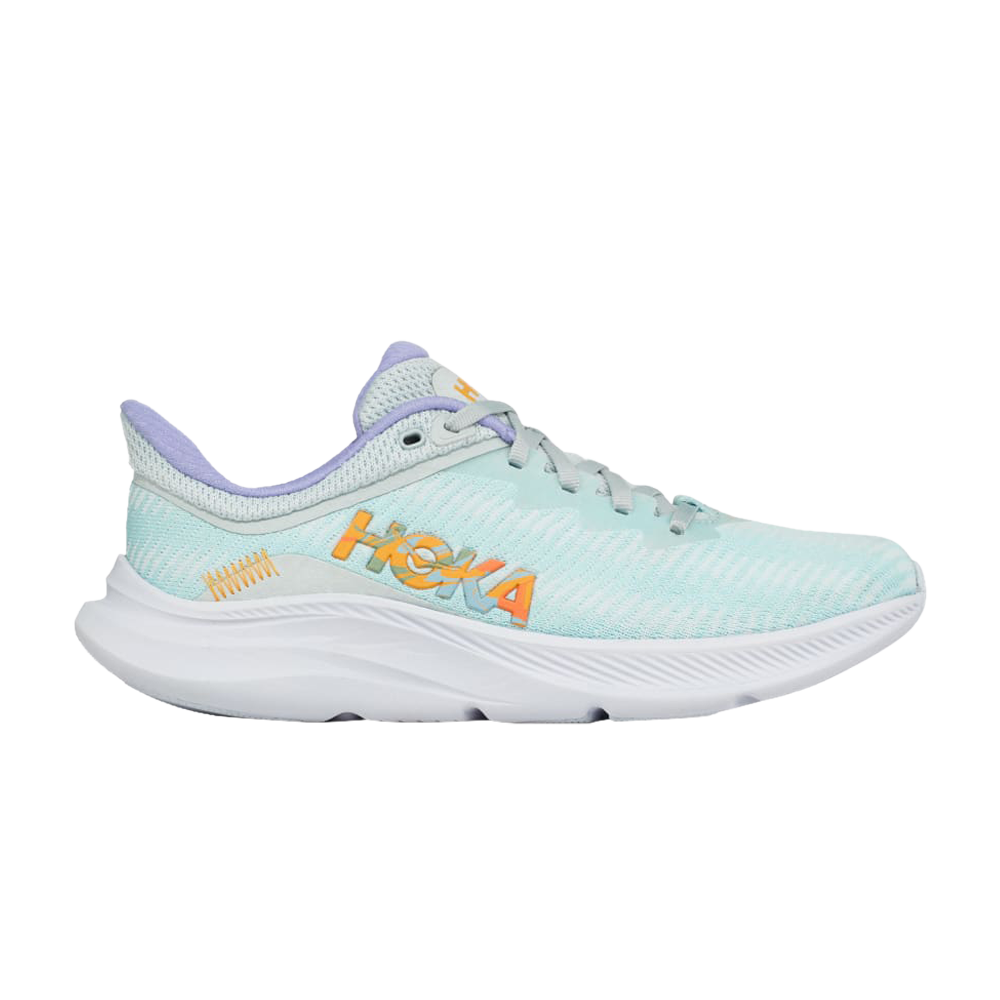 Pre-owned Hoka One One Wmns Solimar 'ice Flow Amber Yellow' In Blue