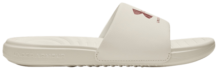 Under Armour Wmns Ansa Fixed Slide Ivory Red Fusion