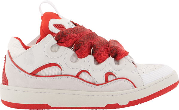 Buy Lanvin Wmns Curb Sneakers 'White Red' - FW SKDK02 DRAP P23 0030 | GOAT