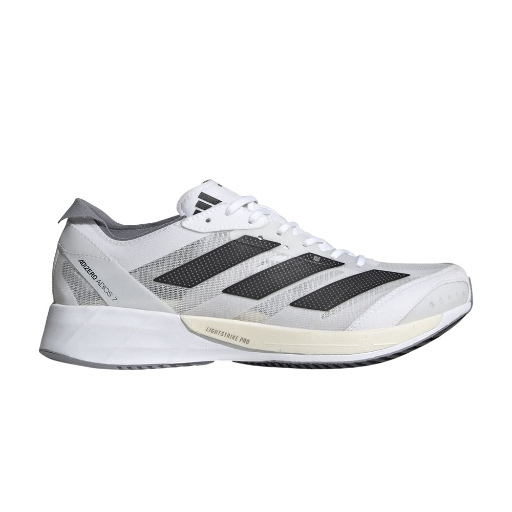 Pre-owned Adidas Originals Wmns Adizero Adios 7 'white Black'