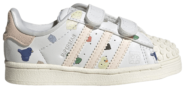 LEGO x adidas Superstar CF I Bricks And Figurine   White Wonder Quartz