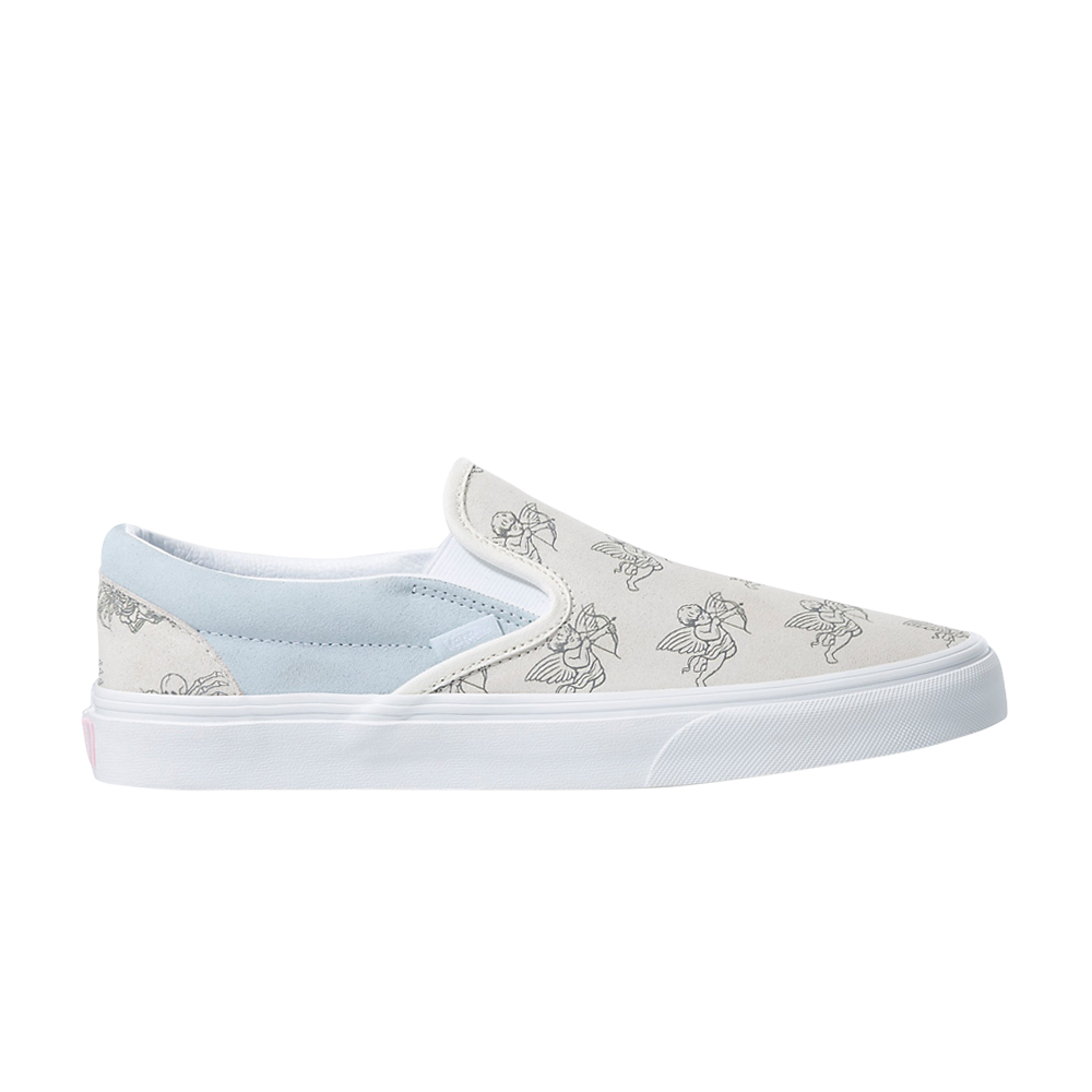 Pre-owned Vans Classic Slip-on 'love You To Death' In White
