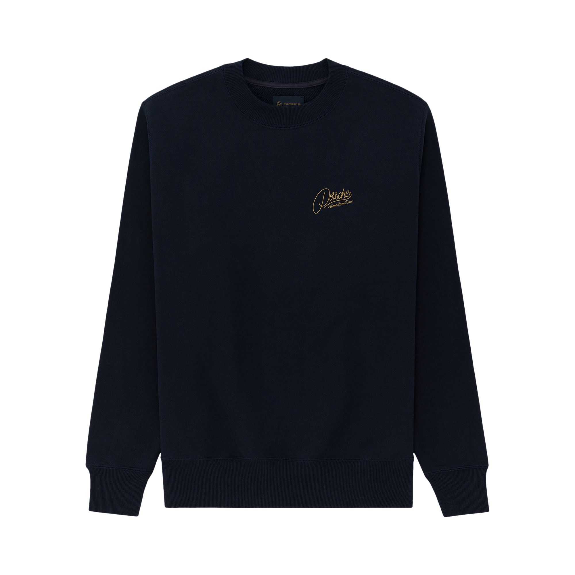 Pre-owned Aimé Leon Dore X Porsche 356 Crewneck Sweatshirt 'navy Blazer' In Blue