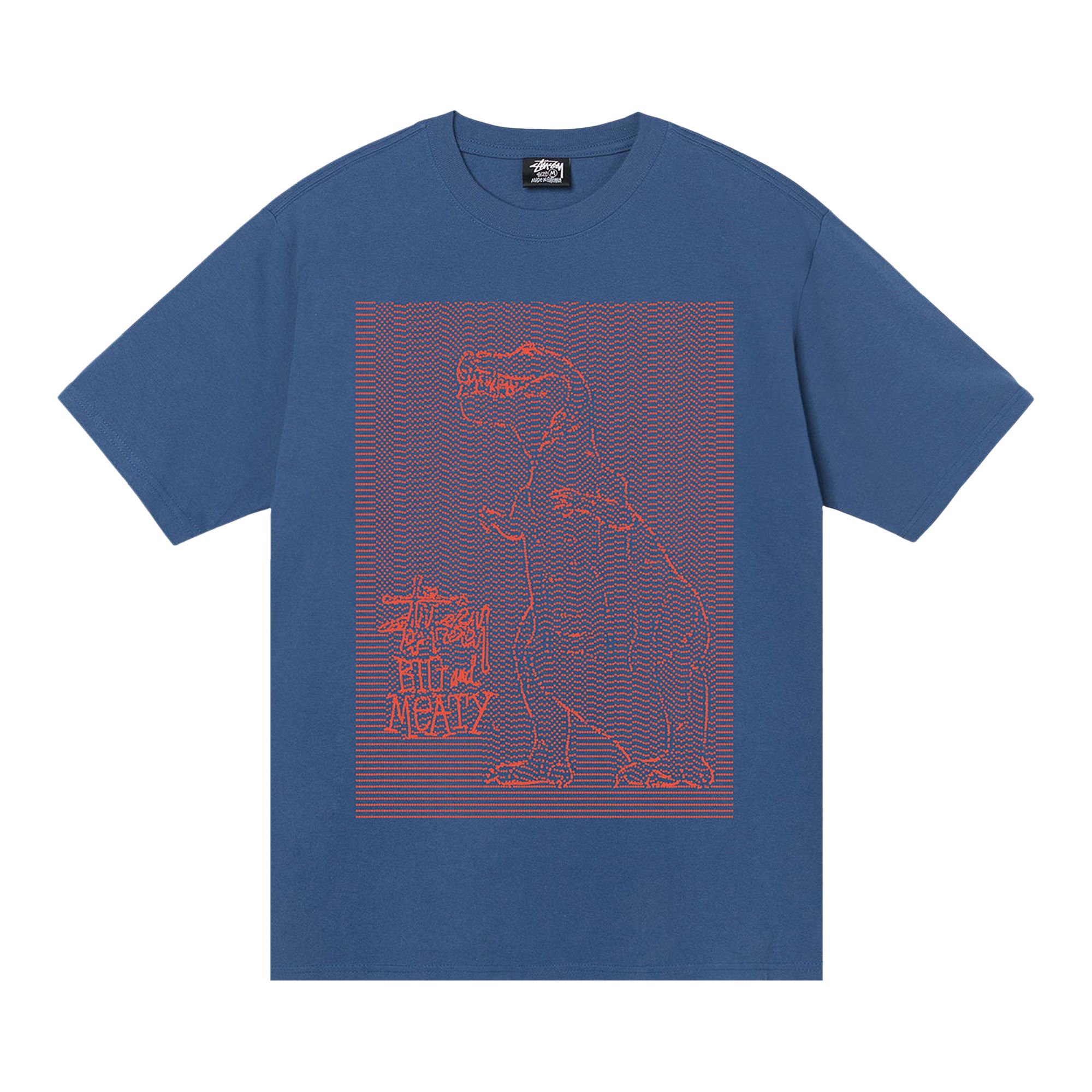 Stussy Dots & Loops Tee 'Midnight' | Blue | Men's Size XL