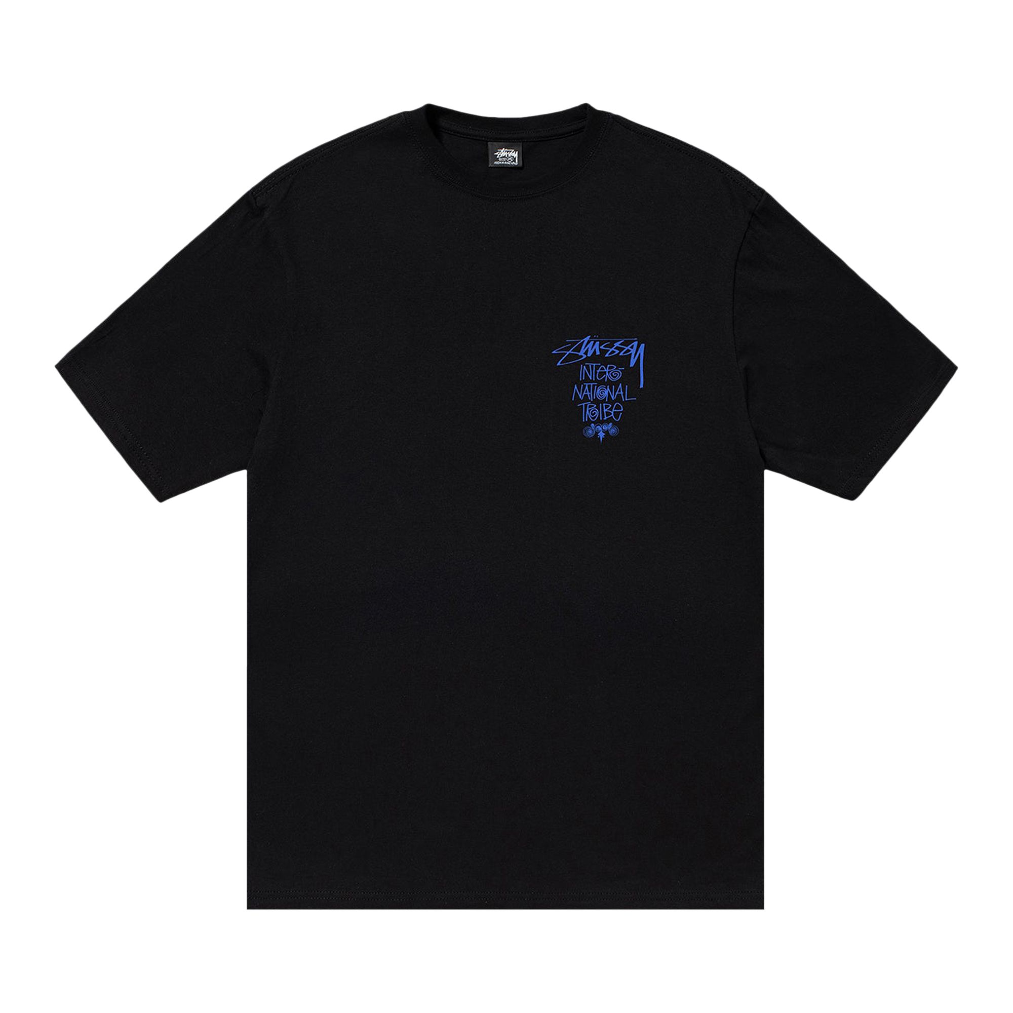 Pre-owned Stussy Tribe Stack Tee 'black'