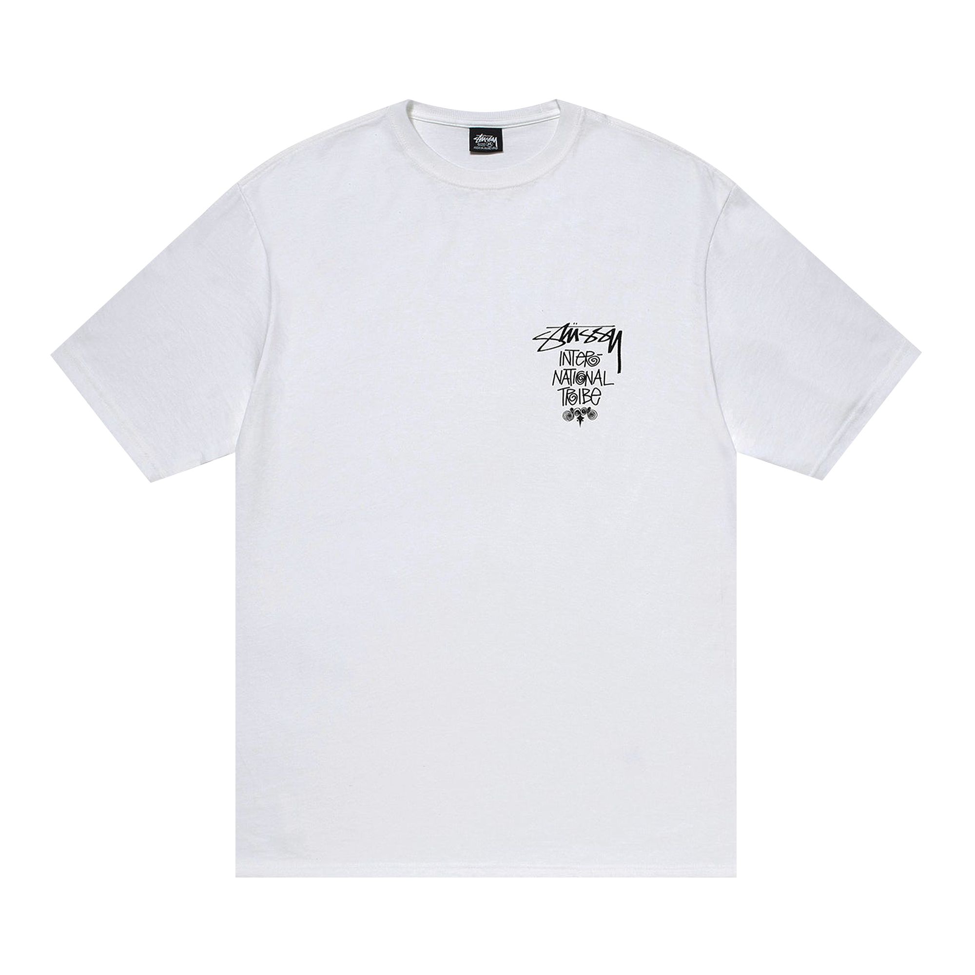 Stussy Tribe Stack Tee 'White' | Men's Size S