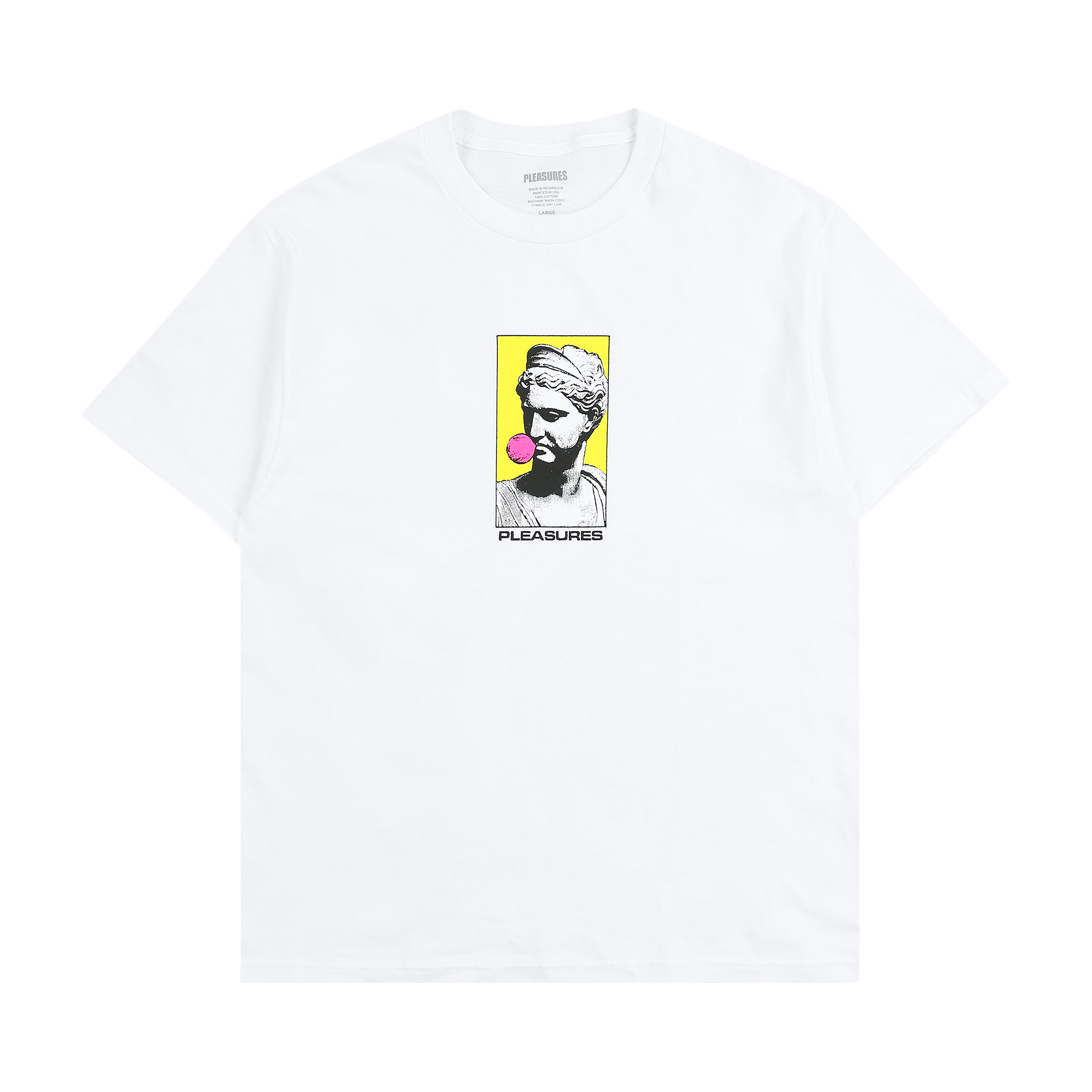 Pre-owned Pleasures Blow T-shirt 'white'