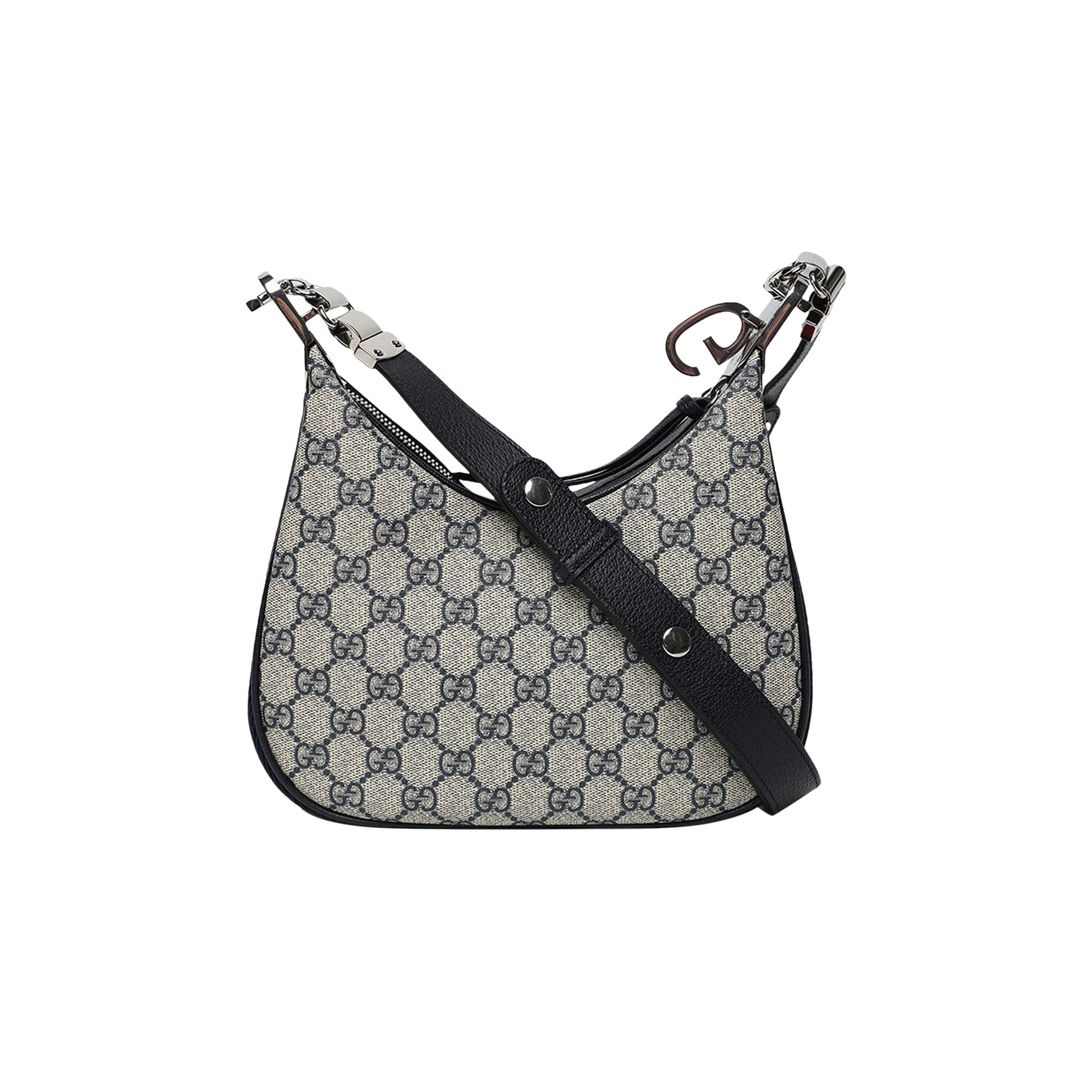 Pre-owned Gucci Attache Small Shoulder Bag 'beige' In Tan