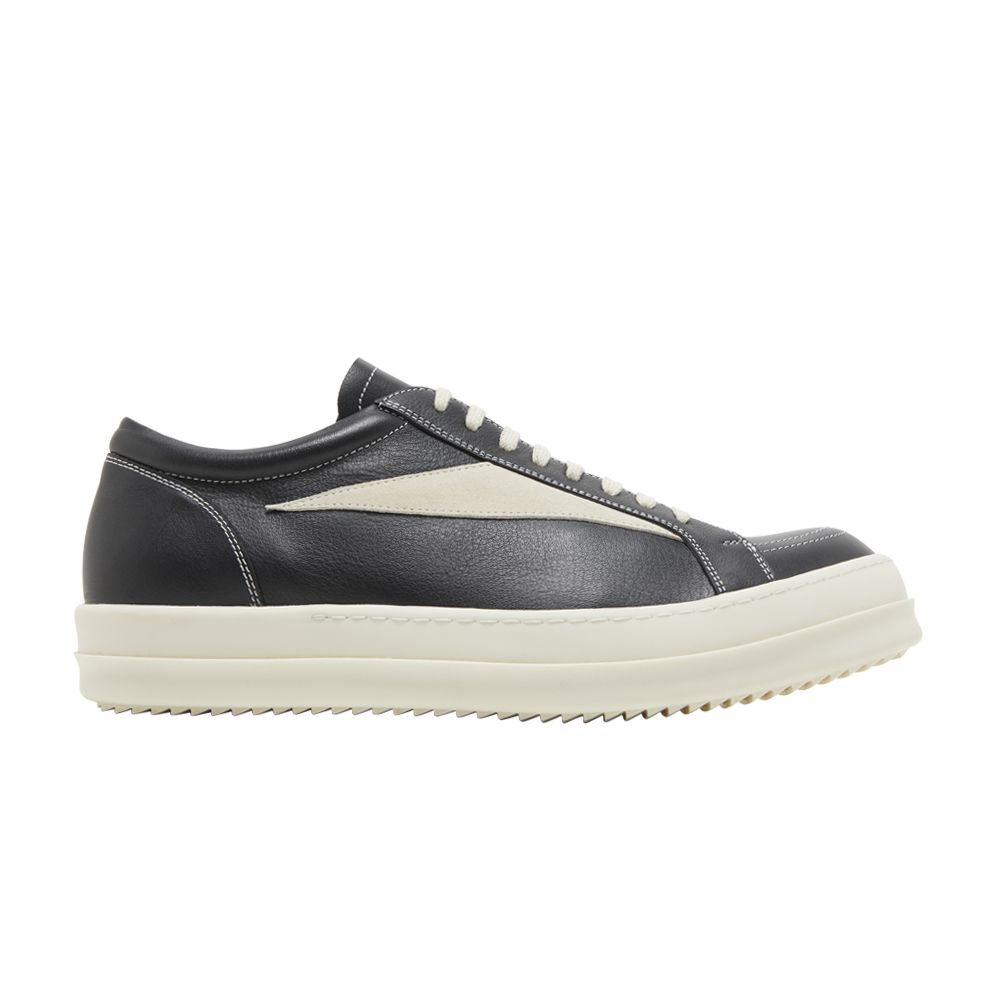 Pre-owned Rick Owens Strobe Vintage Low 'black Milk' | Men's Size 39
