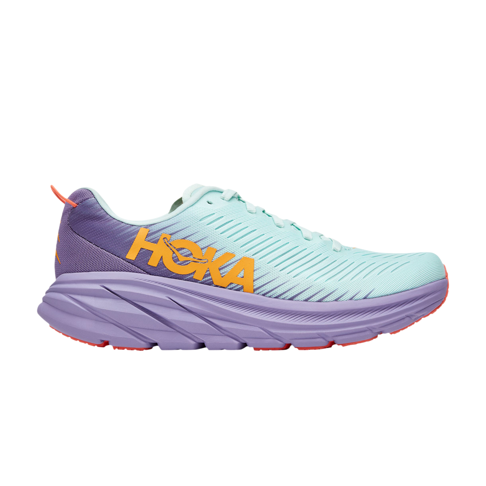 Pre-owned Hoka One One Wmns Rincon 3 'blue Glass Chalk Violet'