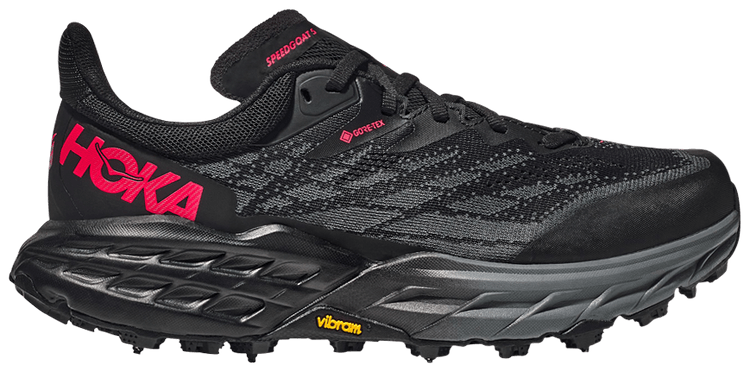 HOKA Wmns Speedgoat 5 GORE TEX Spike Black Red