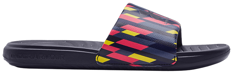 Under Armour Ansa Graphic Slide Tempered Steel Abstract
