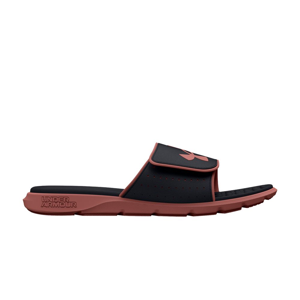 Pre-owned Under Armour Ignite Pro Slide 'black Red Fusion' | Men's Size 17