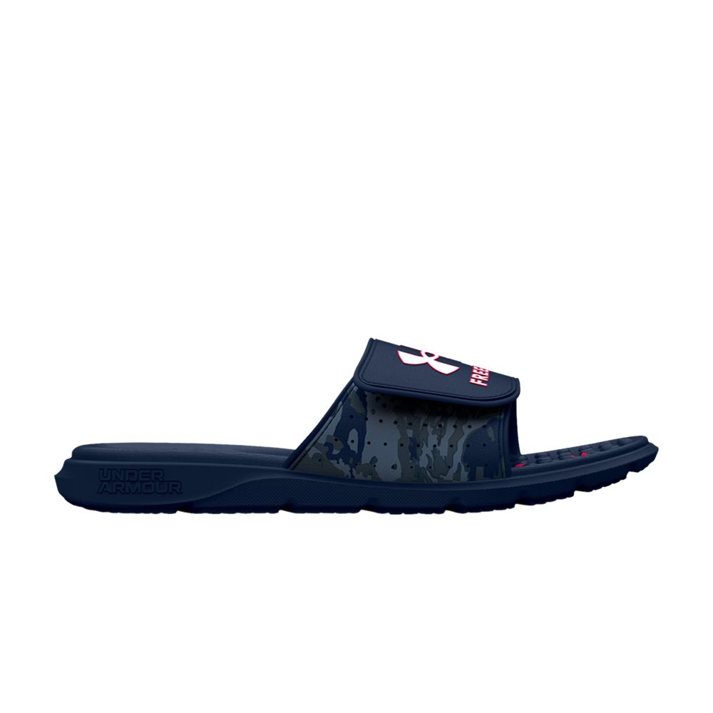 Under Armour Ignite Pro Freedom Slide 'Academy Camo' | Blue | Men's Size 7 - 3026152-400