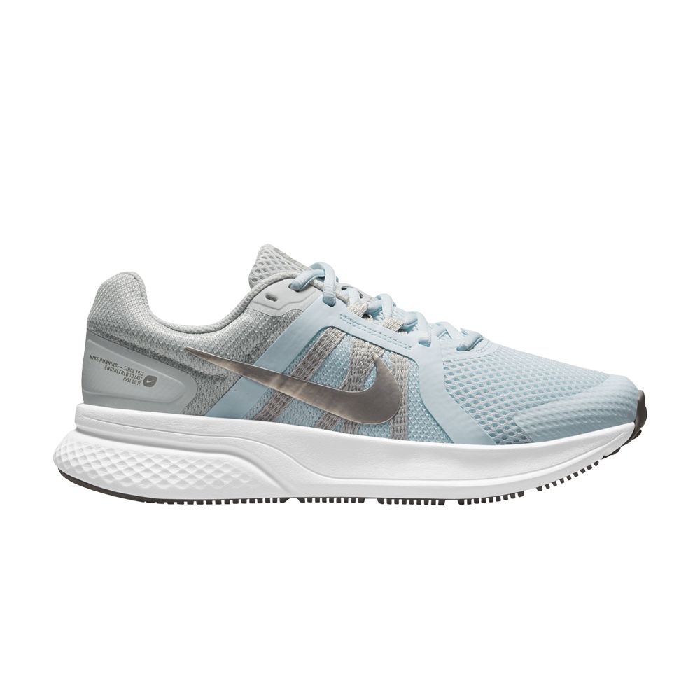 Nike Wmns Run Swift 2 'Half Blue Metallic Pewter' | Women's Size 6.5 - CU3528-400