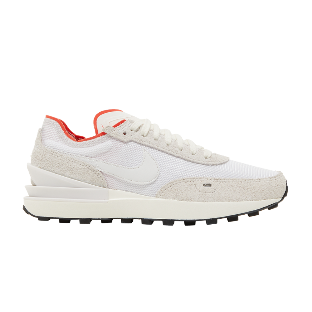 Pre-owned Nike Wmns Waffle One Vintage 'white Picante Red' In Cream
