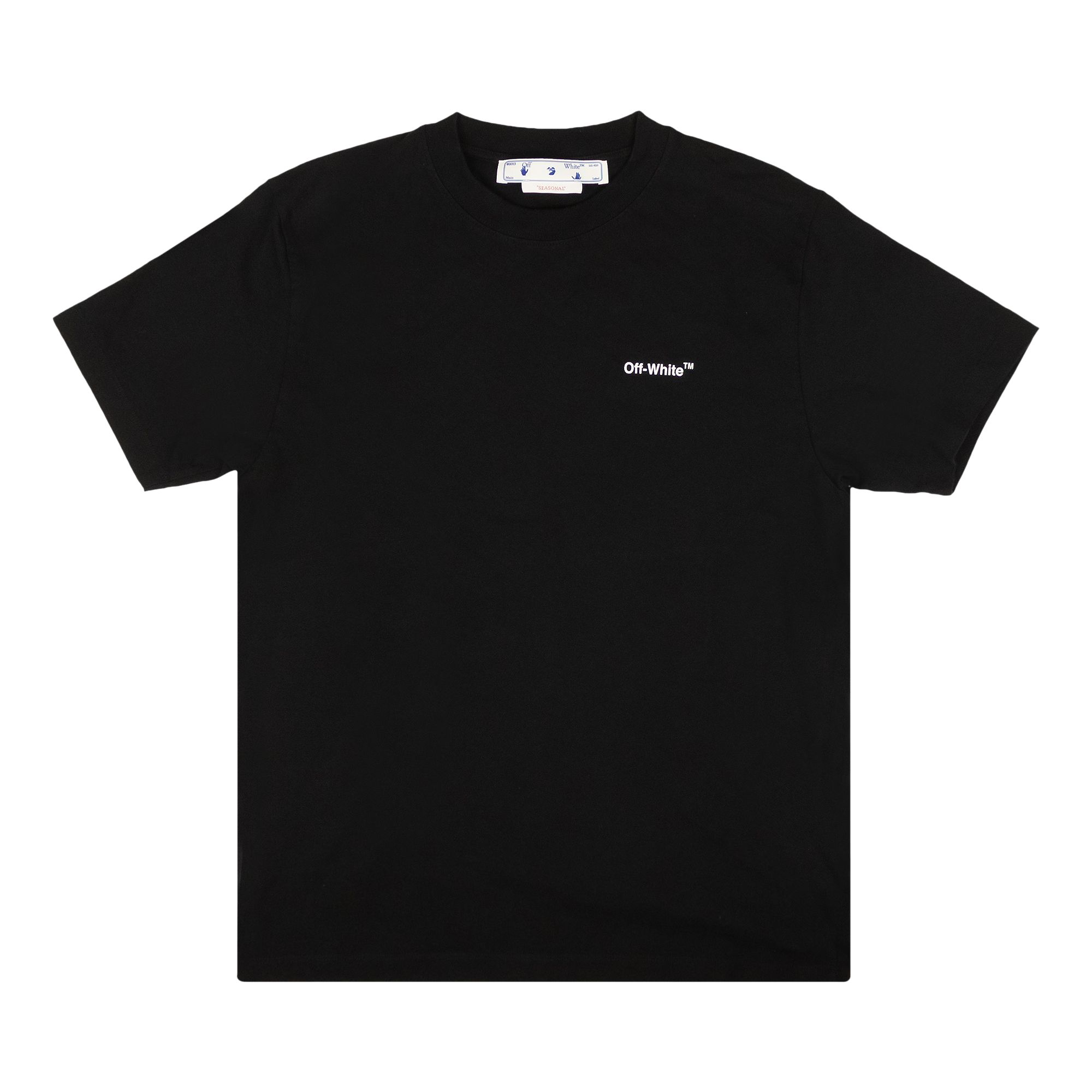 OFF-WHITE OFF-WHITE CHAIN ARROW SLIM SHORT-SLEEVE TEE 'BLACK/WHITE'