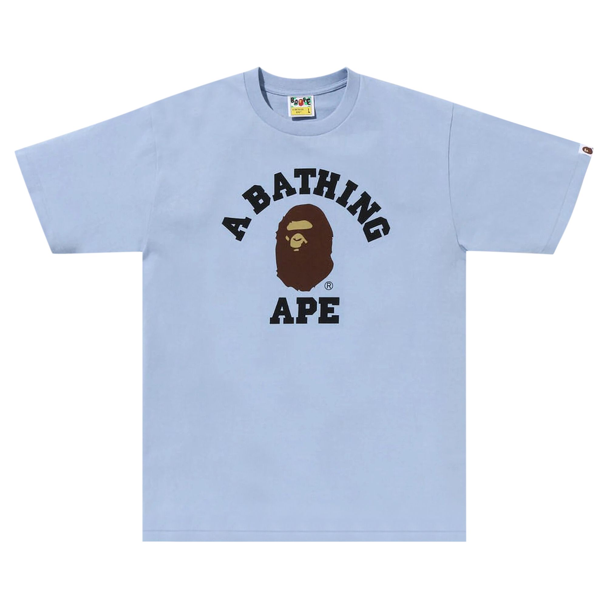 BAPE Pigment College Tee 'Sax' | Blue | Men's Size L