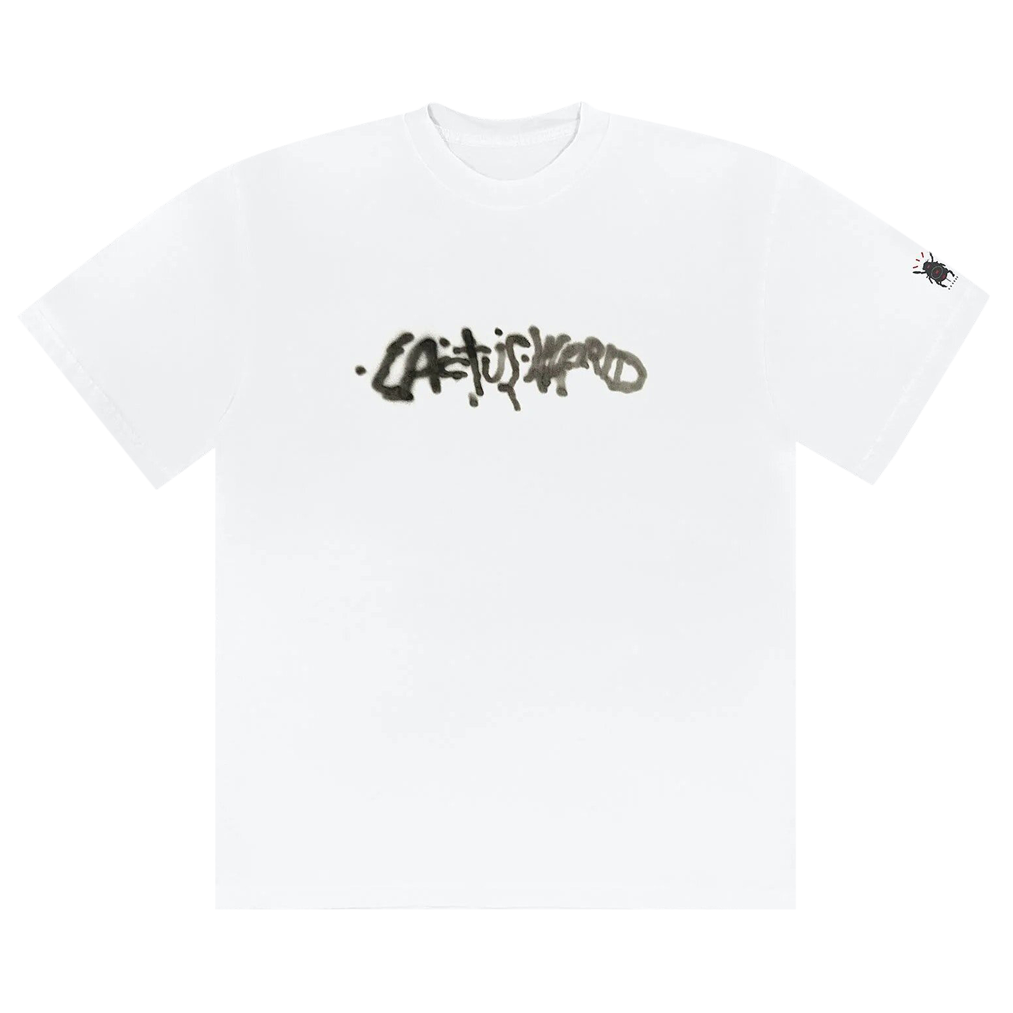 Pre-owned Cactus Jack By Travis Scott Whiteout Tee 'white'