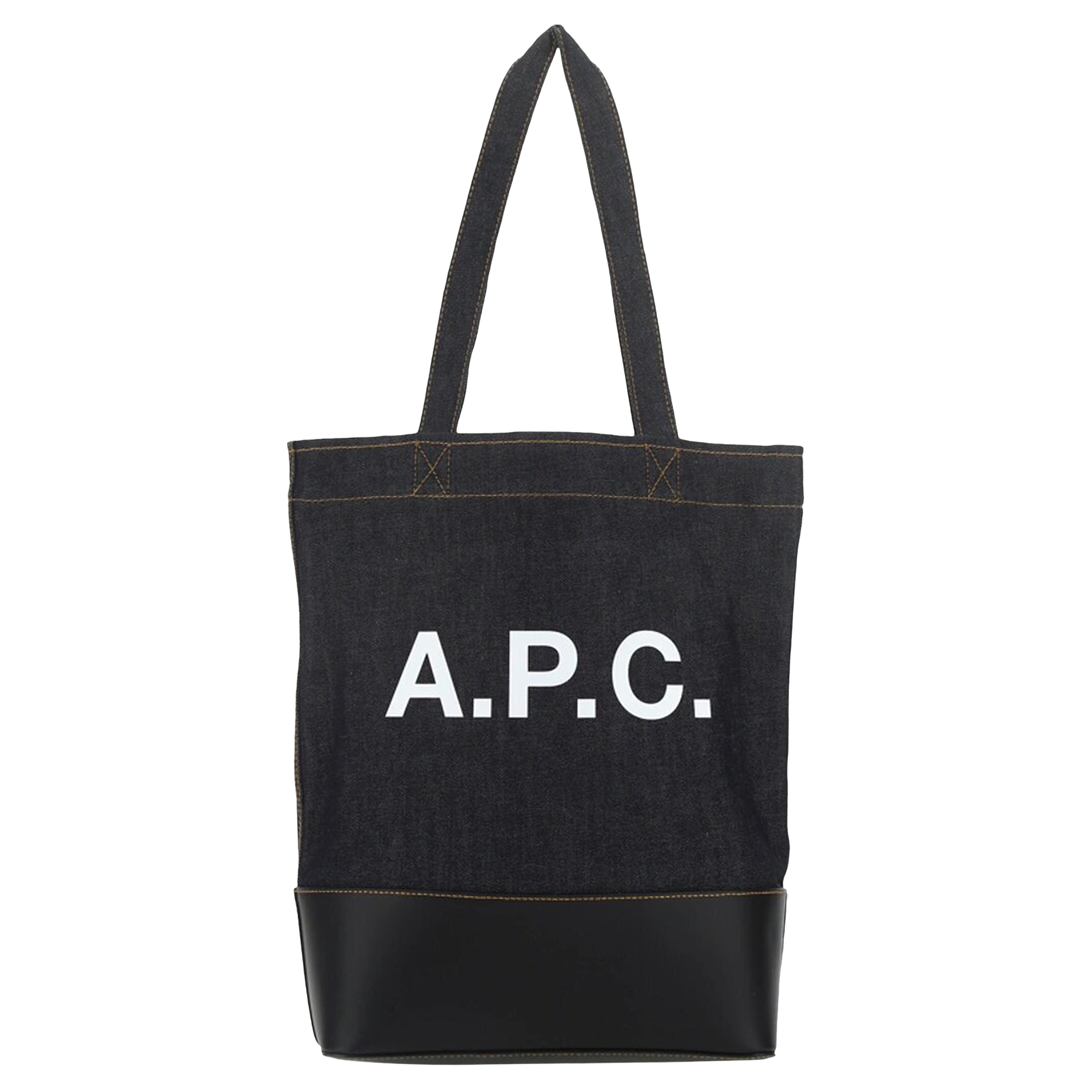 Pre-owned Apc A.p.c. Axel Tote Bag 'dark Navy' In Blue