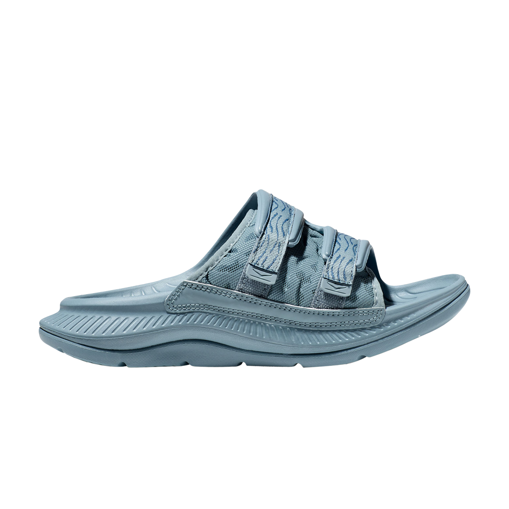 Pre-owned Hoka One One Ora Luxe 'stone Blue'