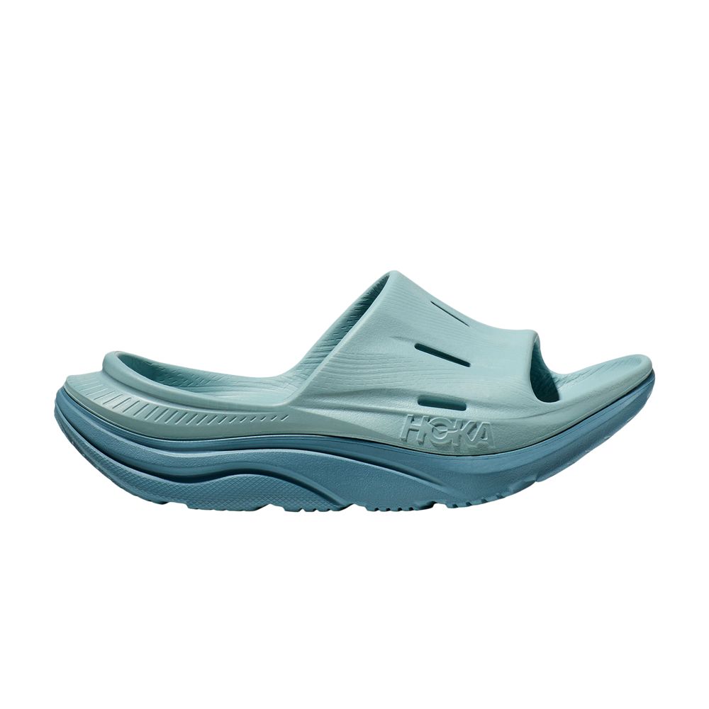 Pre-owned Hoka Ora Recovery Slide 3 'cloud Blue'