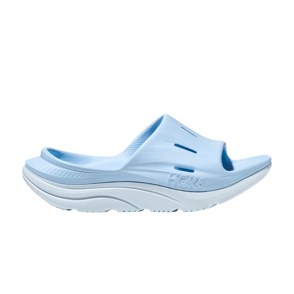 Pre-owned Hoka One One Ora Recovery Slide 3 'ice Water' In Blue