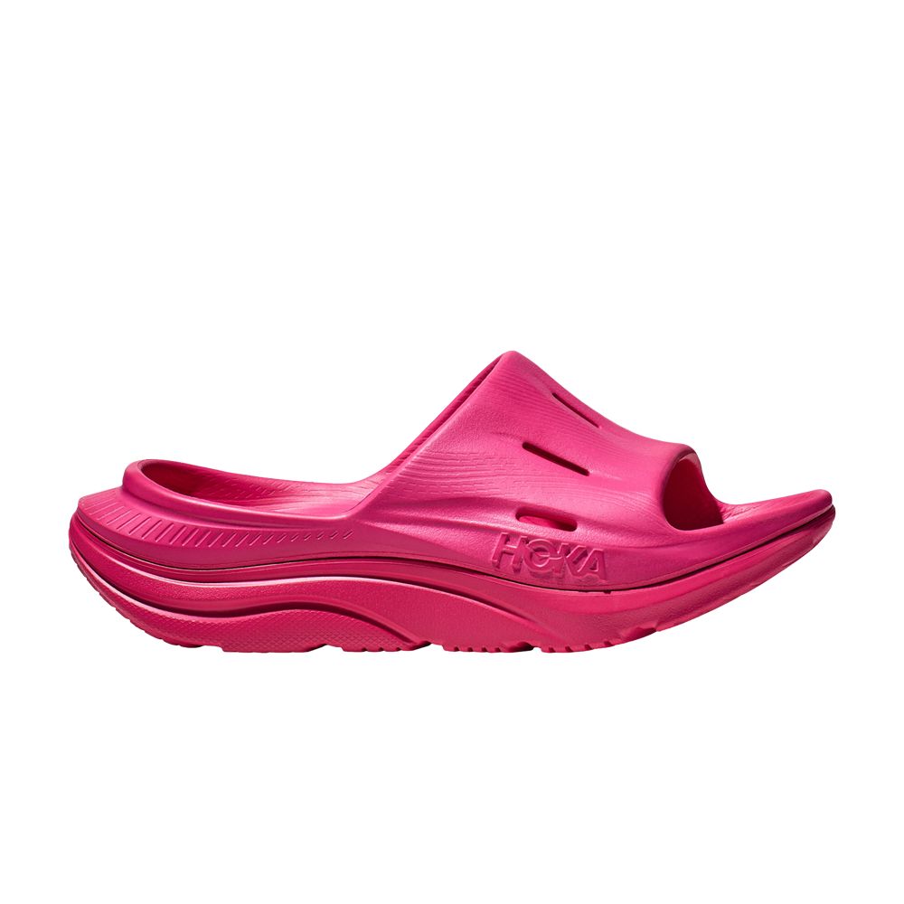 Pre-owned Hoka One One Ora Recovery Slide 3 'pink Yarrow'