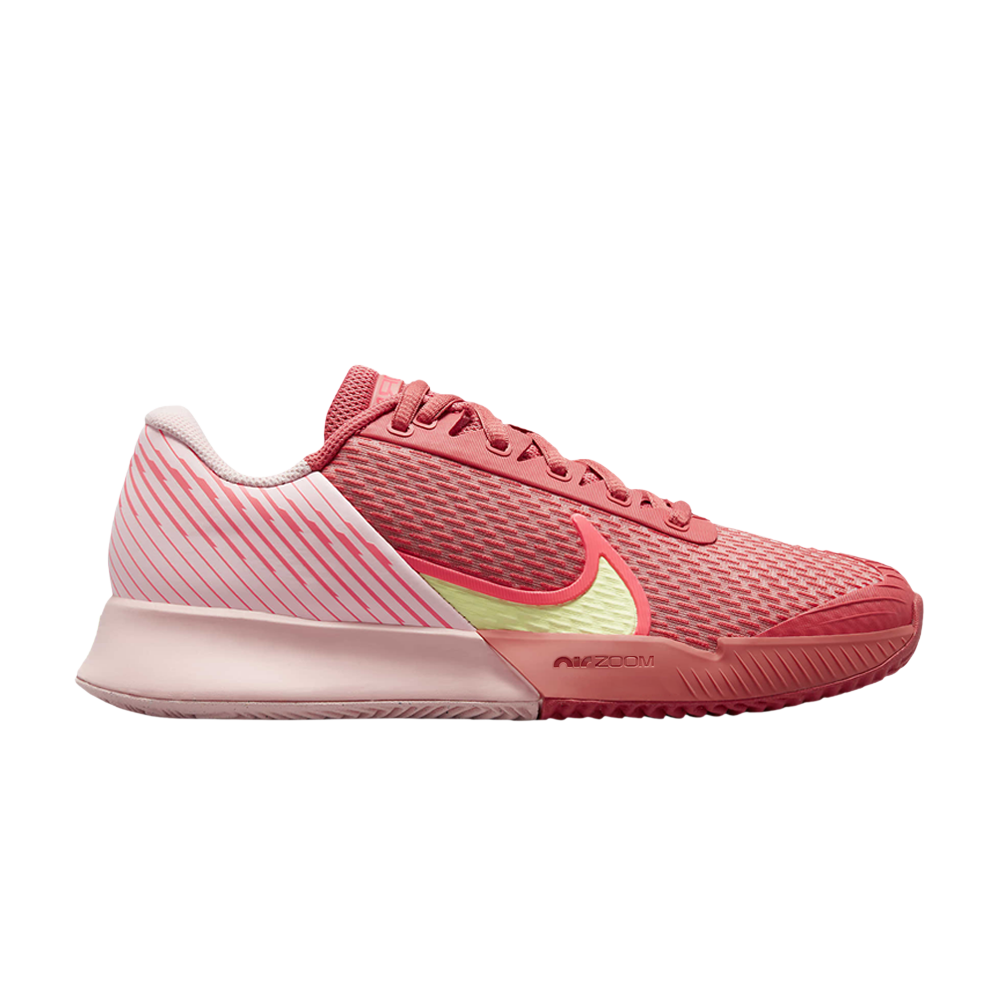 Pre-owned Nike Wmns Court Air Zoom Vapor Pro 2 Clay 'adobe Pink Bloom' In Red