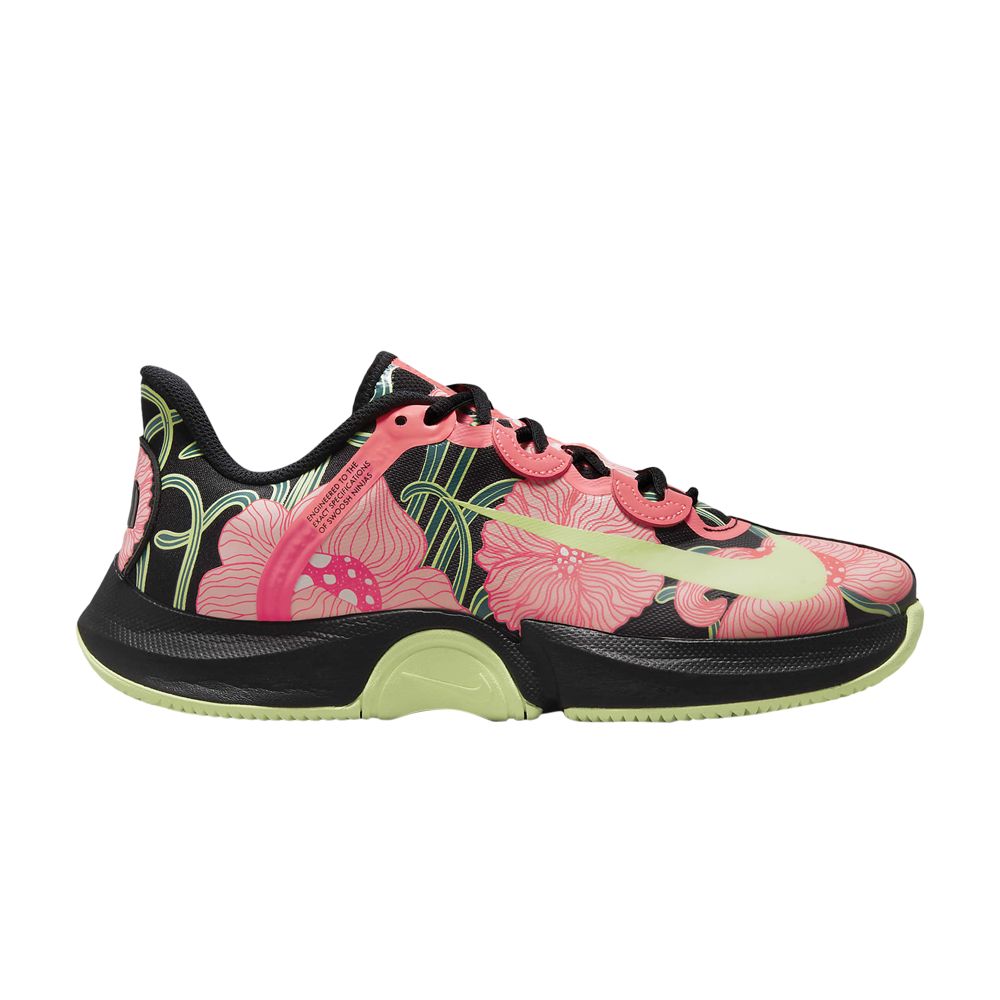 Pre-owned Nike Naomi Osaka X Wmns Court Air Zoom Gp Turbo Premium Hc 'japanese Cherry Blossoms' In Black