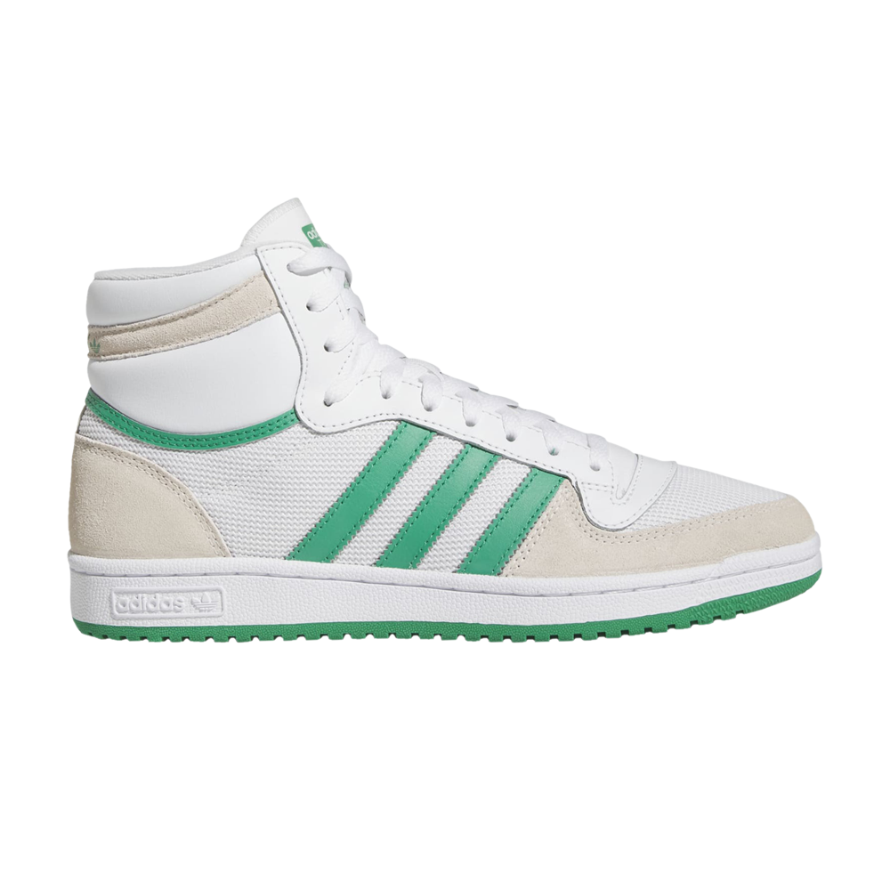 Pre-owned Adidas Originals Top Ten Rb 'white Court Green'