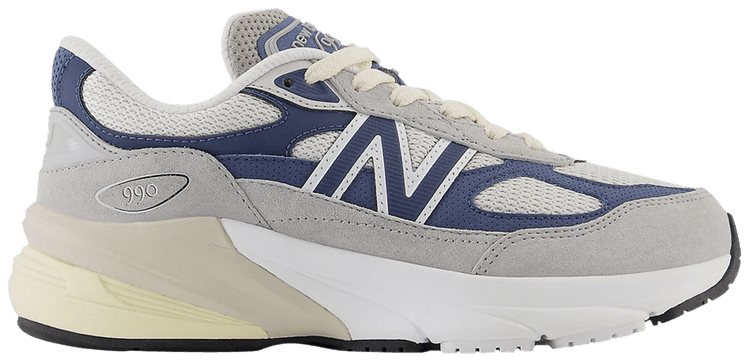 New Balance 990v6 Big Kid X Wide Grey Day 2023