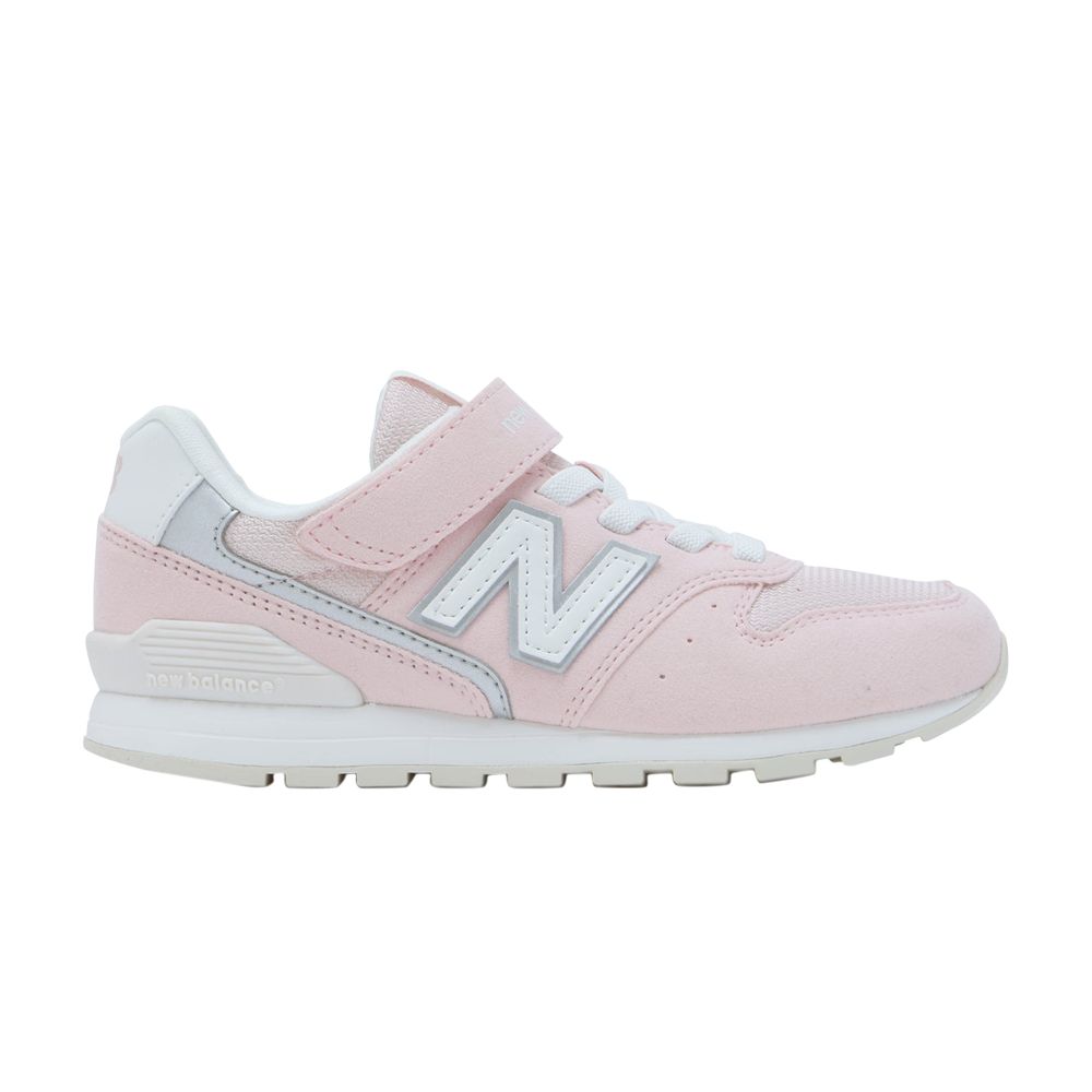 New Balance 996 Bungee Lace Top Strap Big Kid Wide 'Rose Pink White' | Kid's Size 2