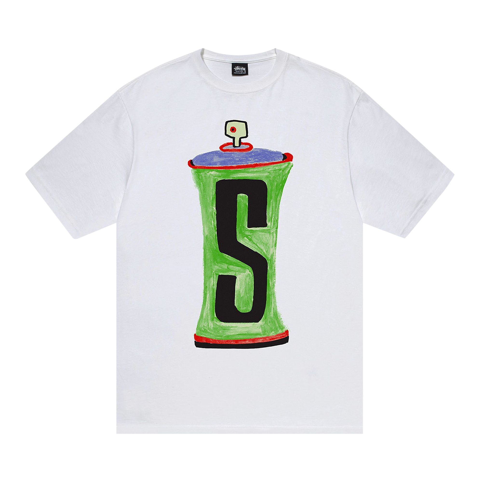 Stussy Spraycan Tee 'White' | Men's Size L