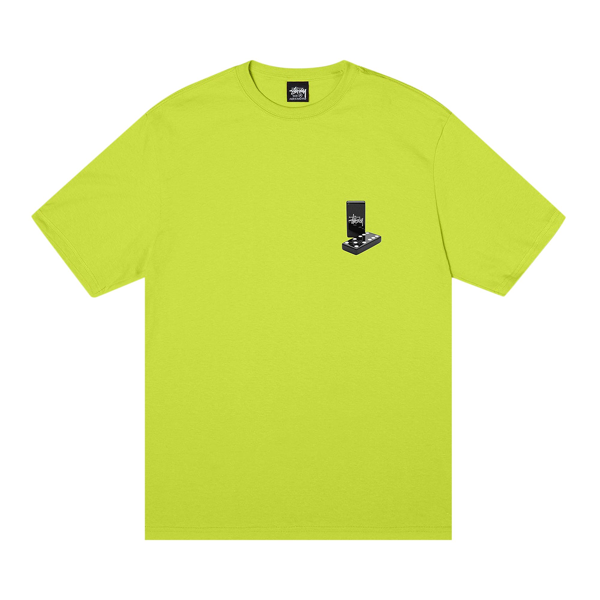 Pre-owned Stussy Dominoes Tee 'keylime' In Green