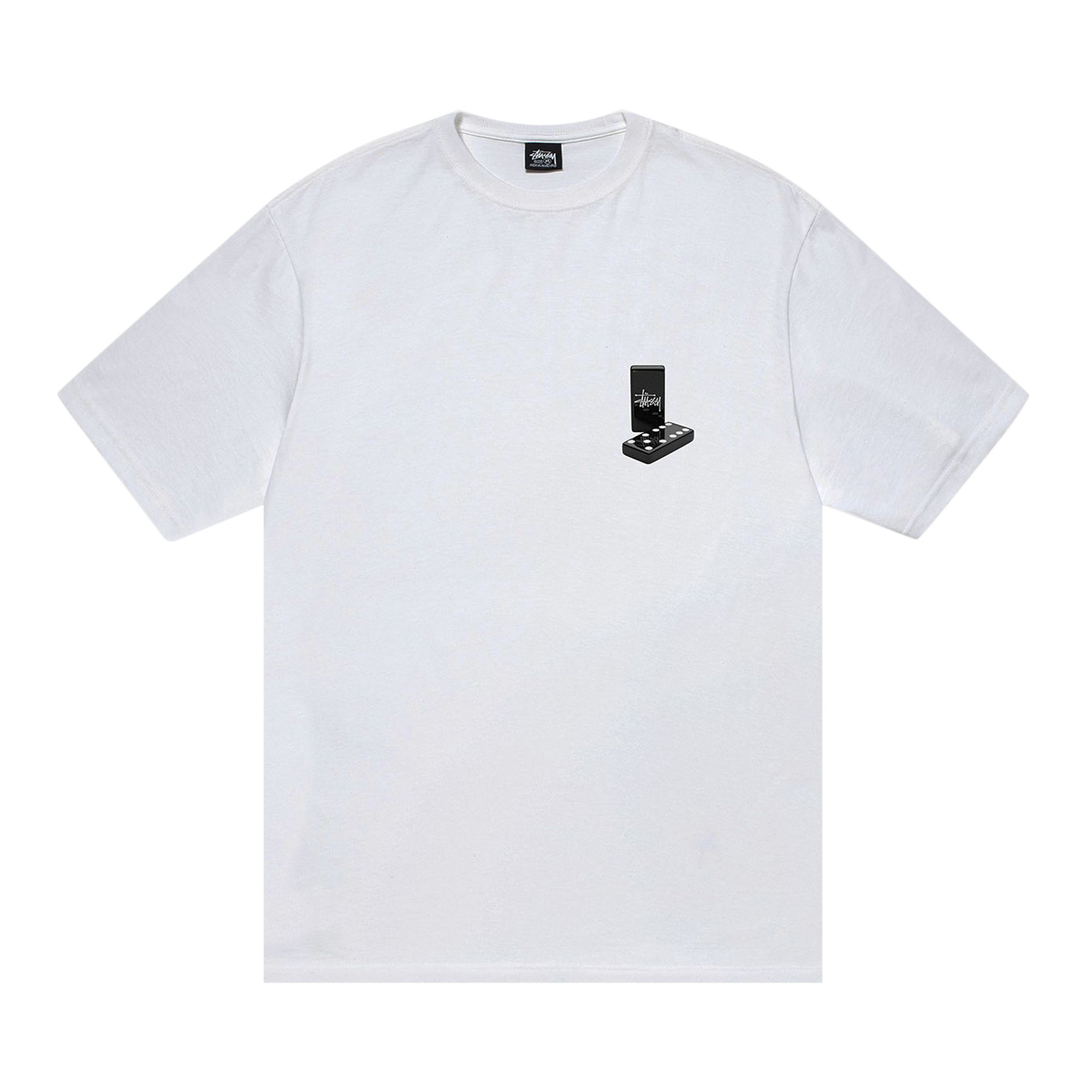 Pre-owned Stussy Dominoes Tee 'white'