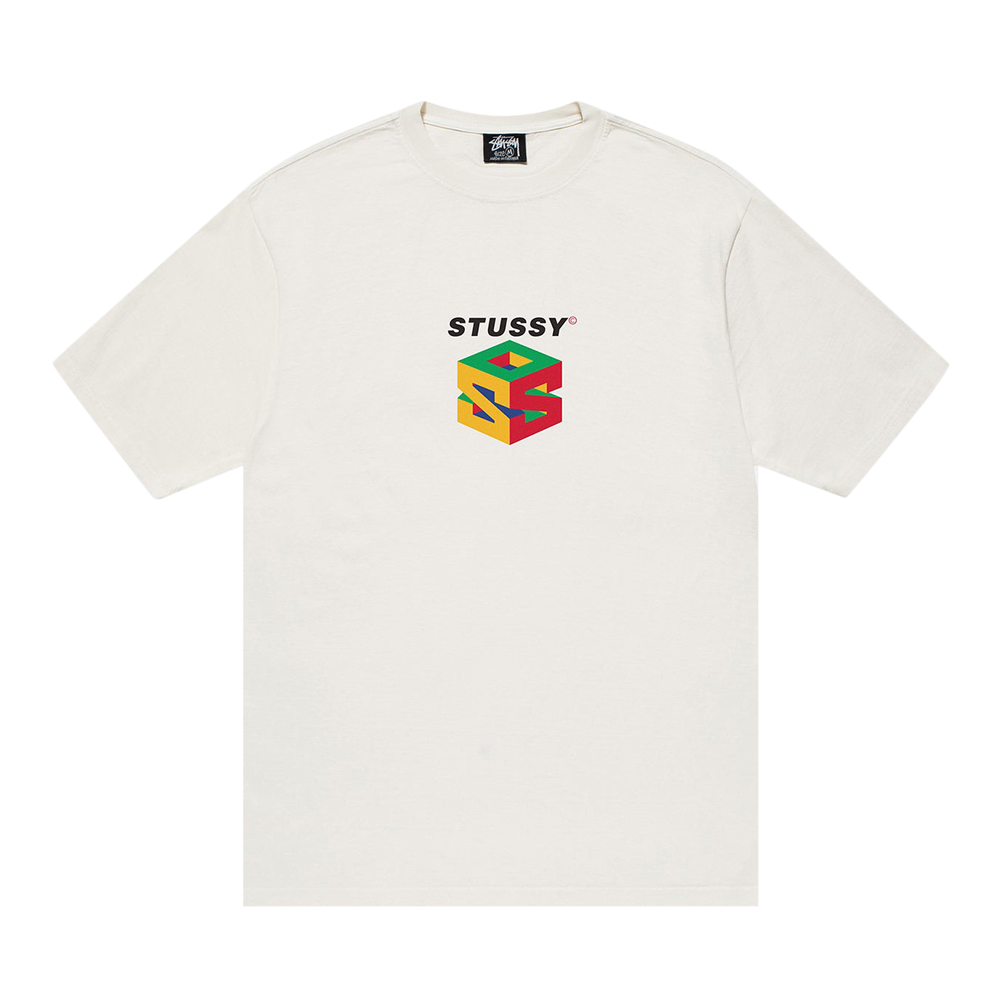 Pre-owned Stussy S64 Pigment Dyed Tee 'natural' In Cream