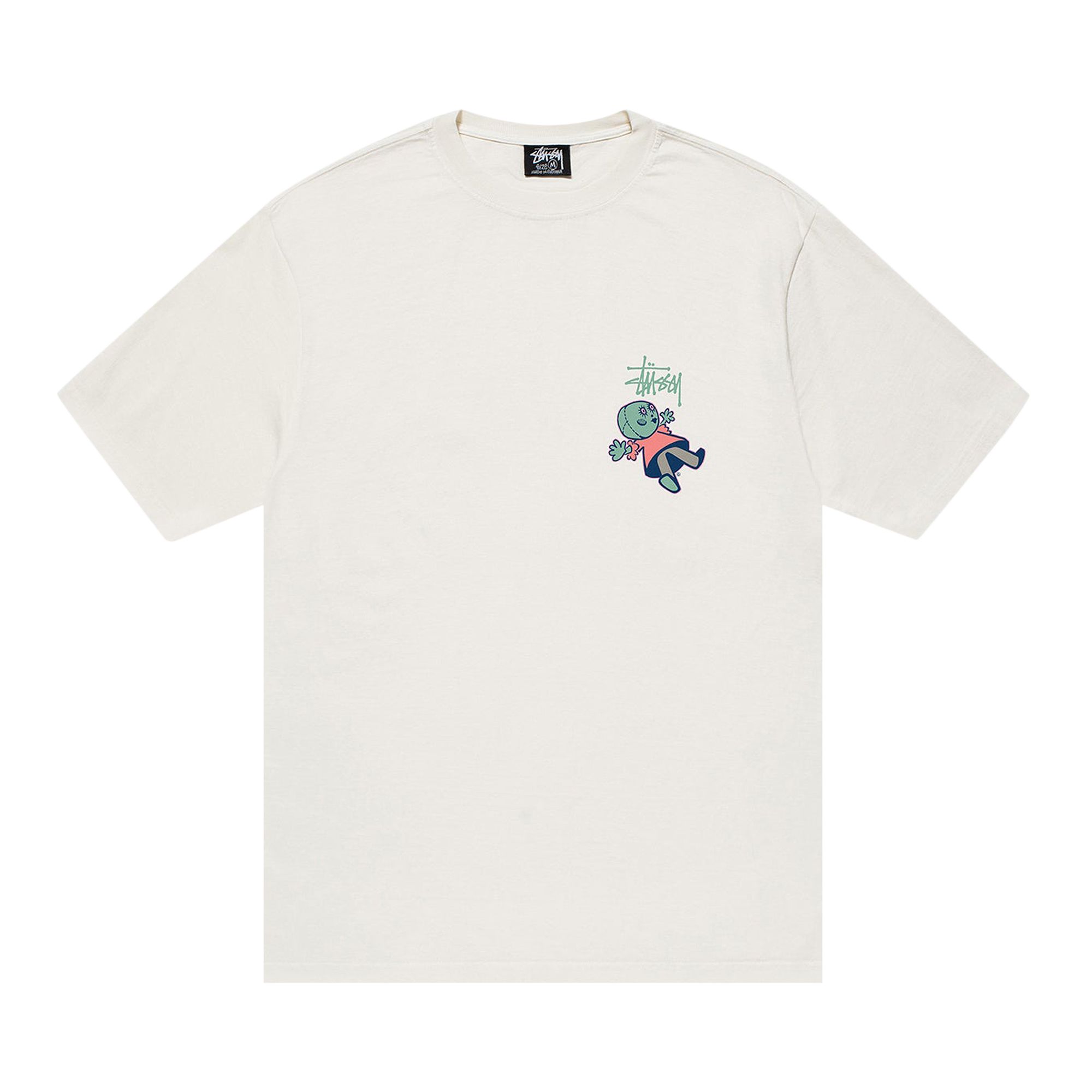 Stussy Dollie Pigment Dyed Tee 'Natural' | Cream | Men's Size XL