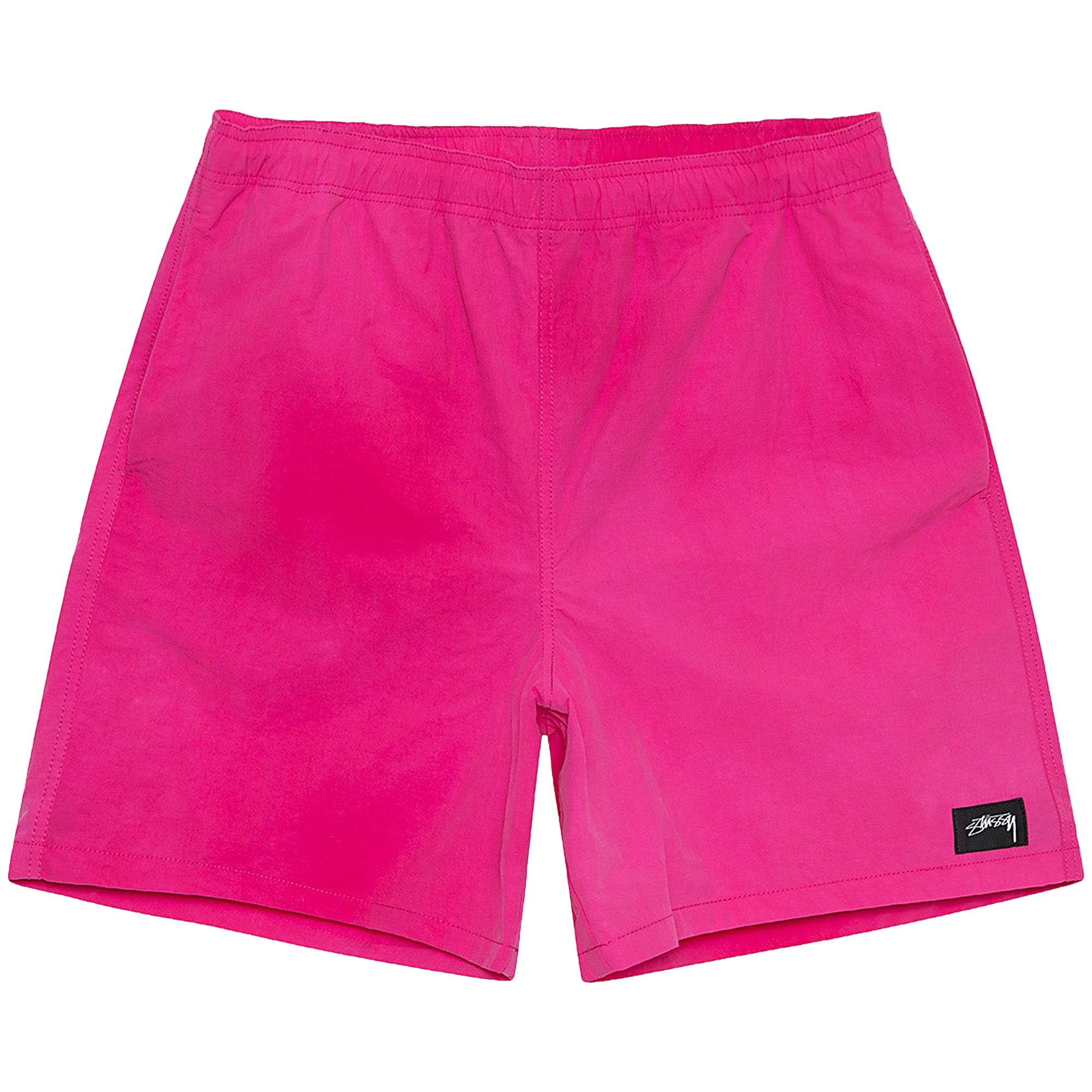 Pre-owned Stussy Wave Dye Nylon Short 'fuchsia' In Pink