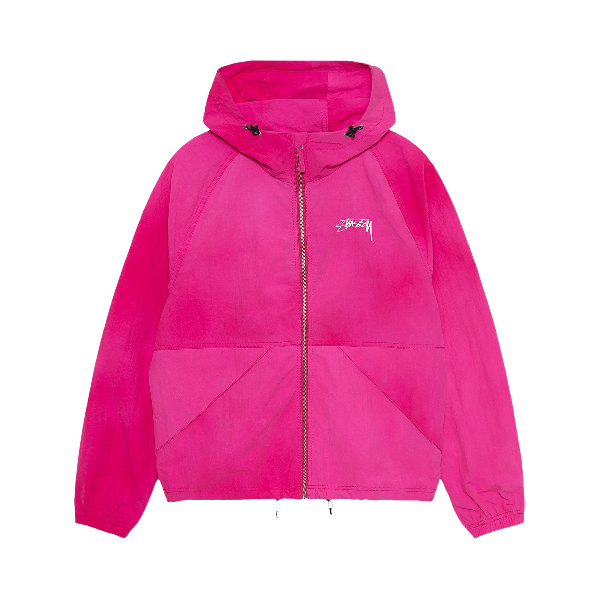 Click to view more detailed imagery on our partner's website Pre-owned Stussy Wave Dye Beach Shell 'fuchsia' In Pink
