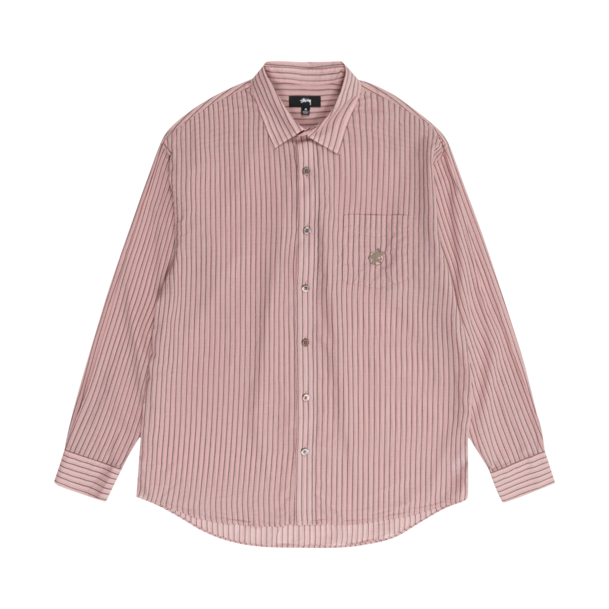 Pre-owned Stussy Lightweight Classic Shirt 'brick' In Multi-color