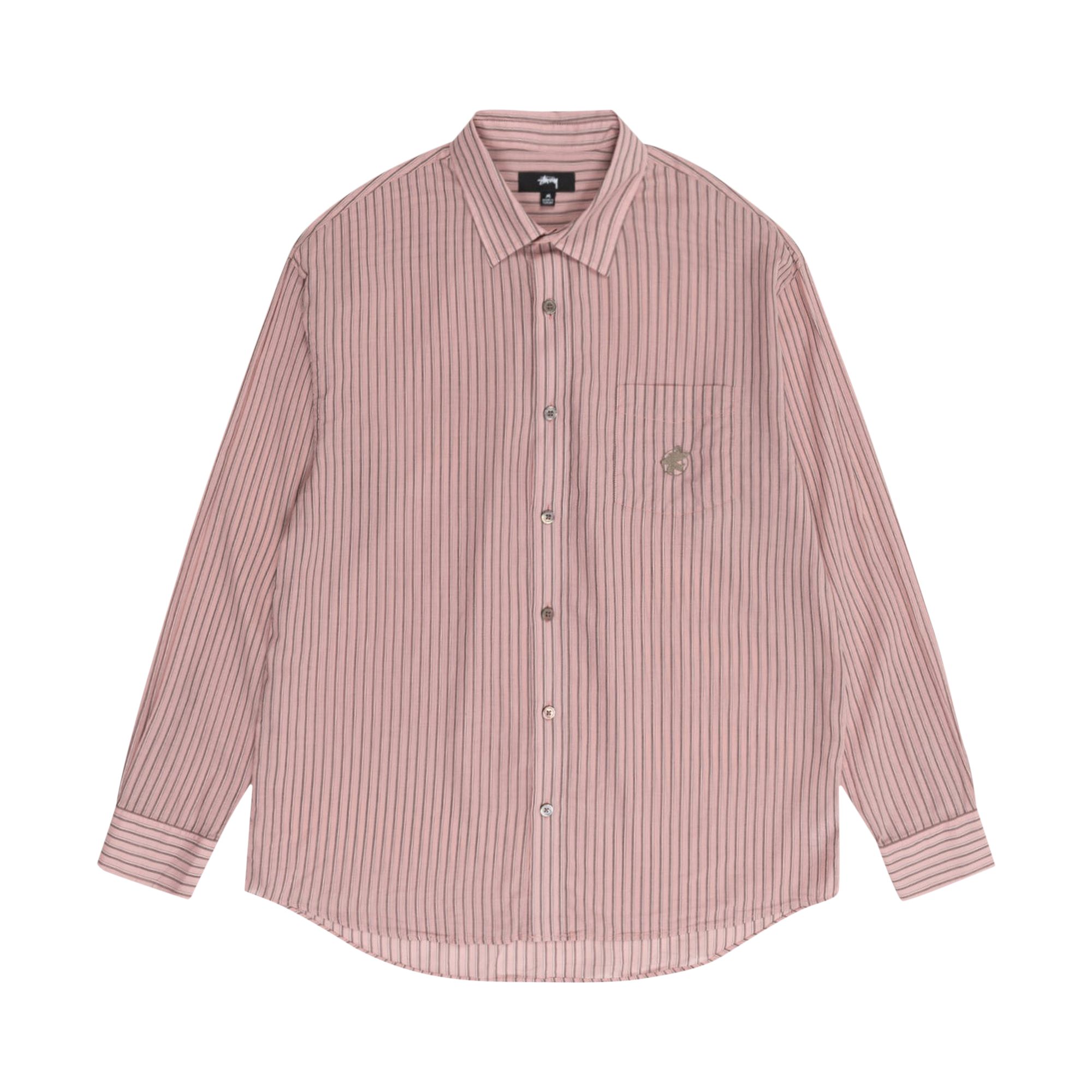 Stussy Lightweight Classic Shirt 'Brick' | Multi-Color | Men's Size L