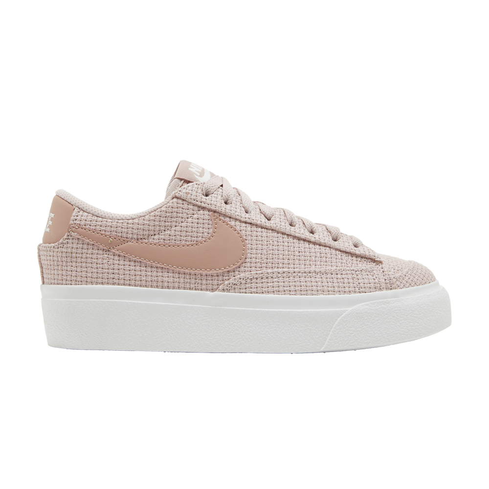 Pre-owned Nike Wmns Blazer Low Platform Essential 'pink Oxford Woven'