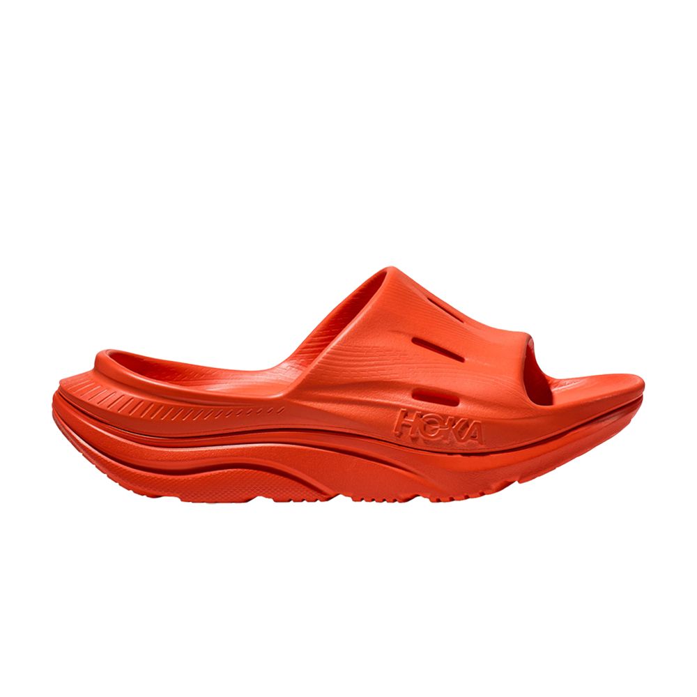 Pre-owned Hoka One One Ora Recovery Slide 3 'vibrant Orange'