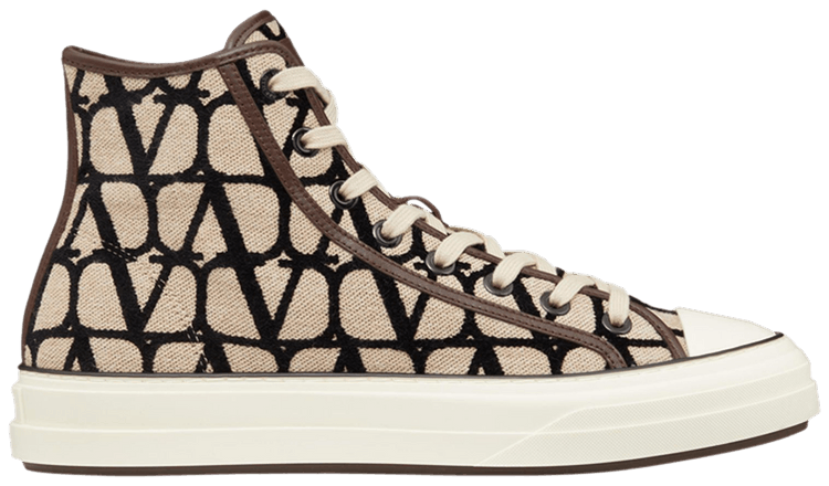 VALENTINO|SNEAKERS (2Y0S0H01 RWC 6ZN / 2Y2S0H01 RWC 6ZN Buy Valentino Toile Iconographe High 'Beige' - 2Y0S0H01 RWC