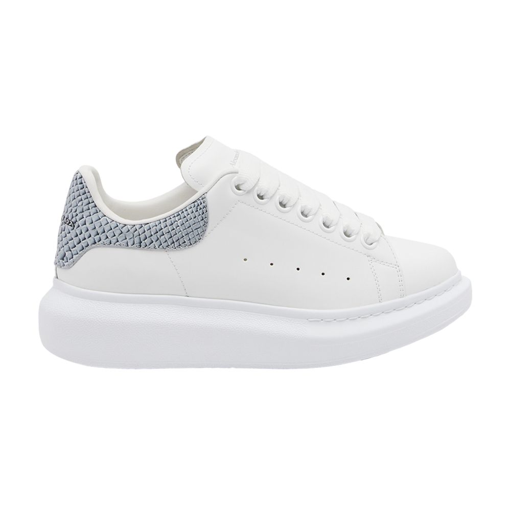 Pre-owned Alexander Mcqueen Wmns Oversized Sneaker 'white Ice Snake Print' | Women's Size 38