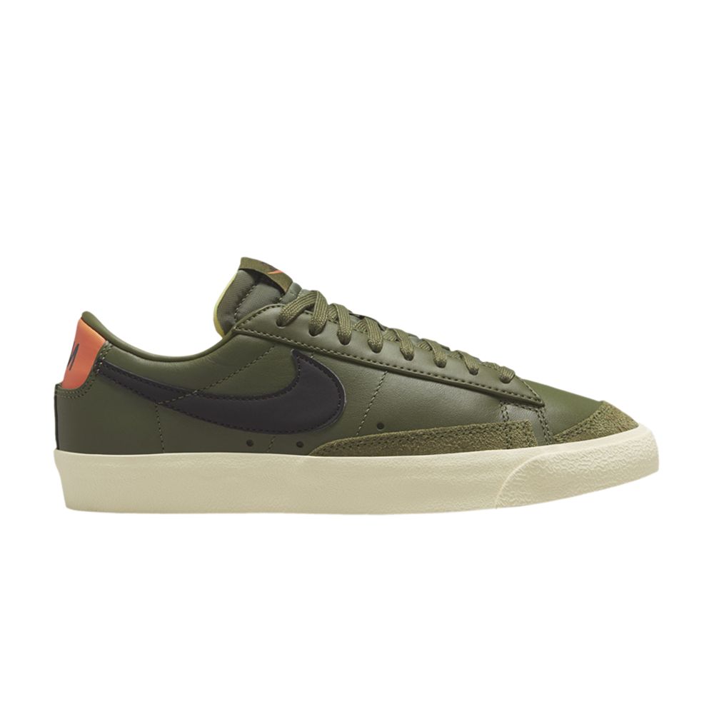 Nike Wmns Blazer Low '77 'Medium Olive Orange Trance' | Green | Women's Size 10