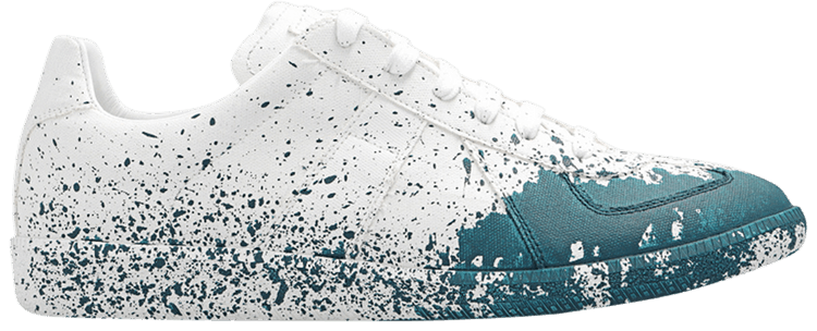 Buy Maison Margiela Replica 'Paint Splatter - White Oil Blue Buy Maison Margiela Replica 'Paint Splatter - White Oil Blue