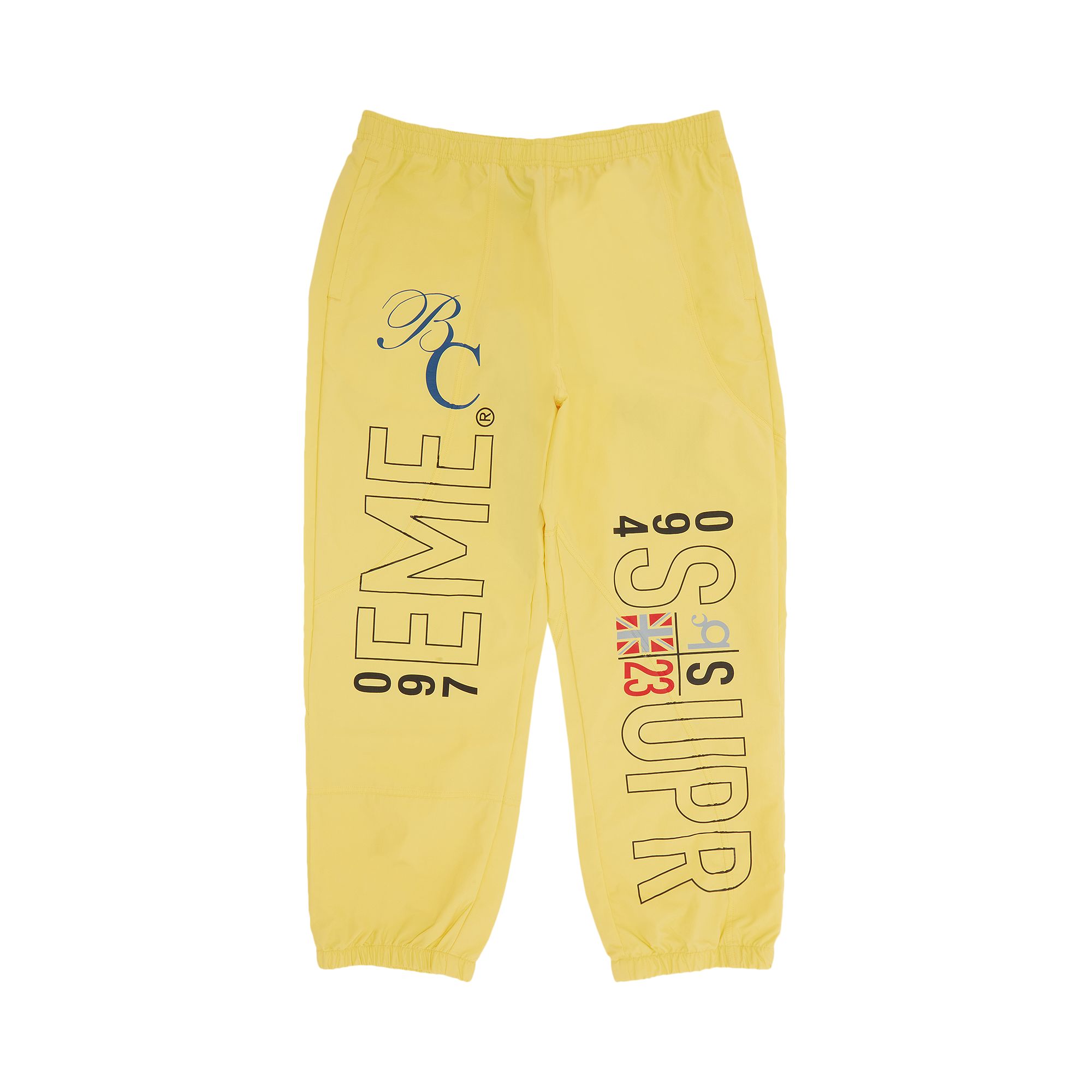 Pre-owned Supreme X Bernadette Corporation Track Pant 'pale Yellow' | Men's Size L