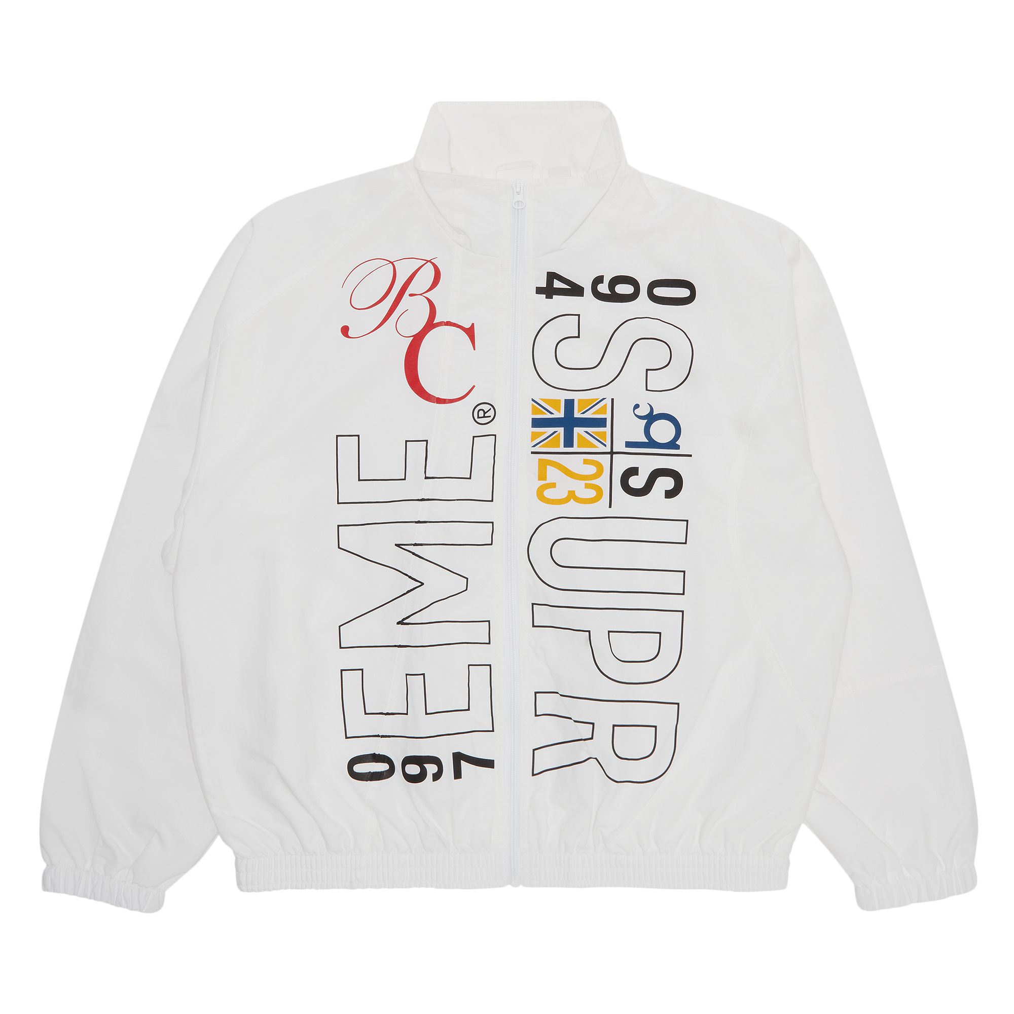 SUPREME SUPREME X BERNADETTE CORPORATION TRACK JACKET 'WHITE'